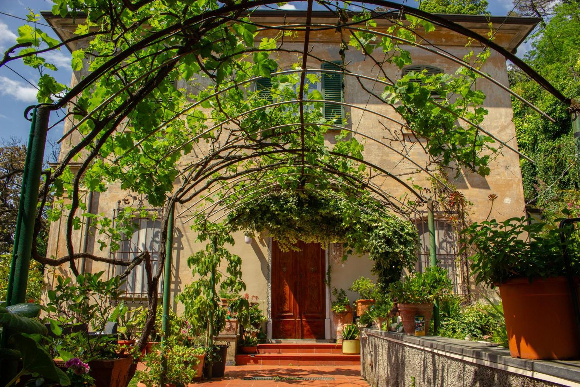 Caligo B&B Stanza Privata In Villa D'Epoca Con Giardino E Vista Mare La Spezia Esterno foto